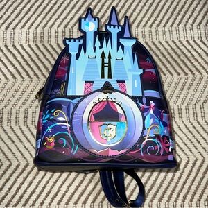 Disney x Loungefly Cinderella Castle & Stagecoach Mini Backpack